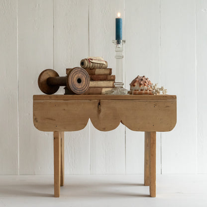 Decorative Pine Stool