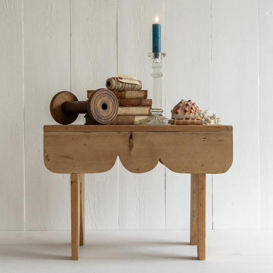 Decorative Pine Stool