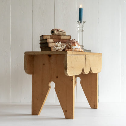 Decorative Pine Stool