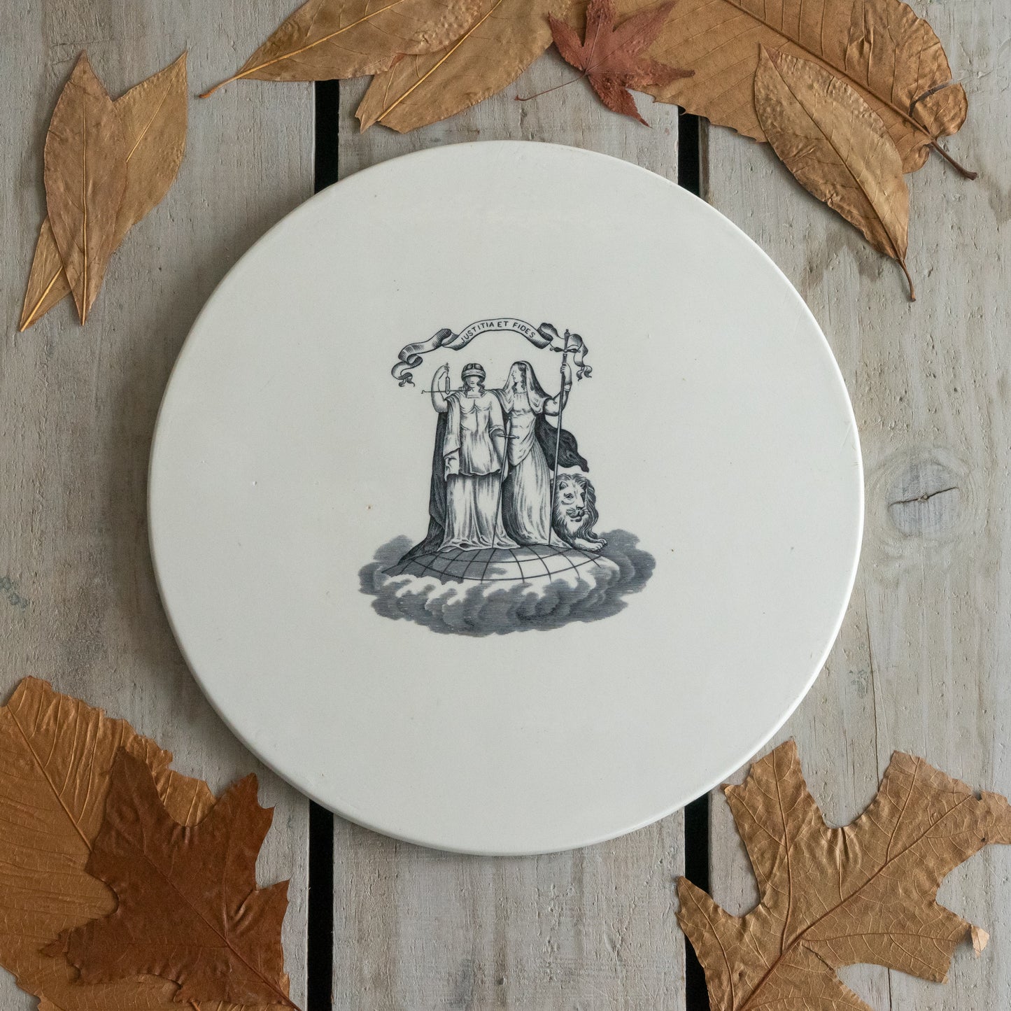 Edwardian Ironstone Scale Plate