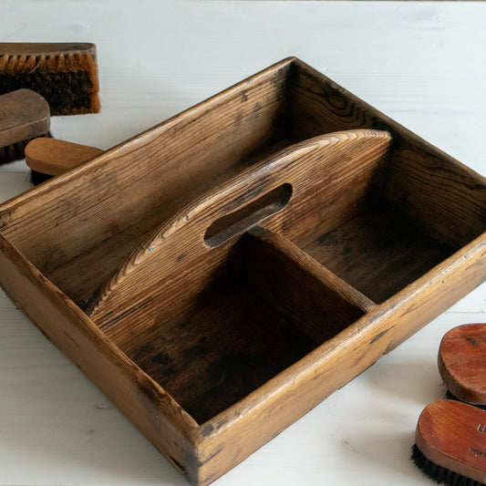 Little Rustic Pine Trug Caddy