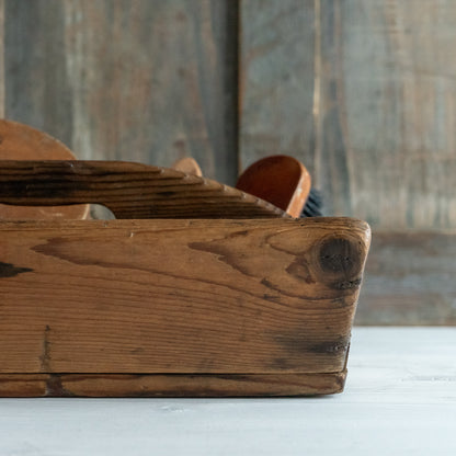 Little Rustic Pine Trug Caddy