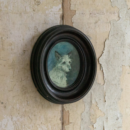 Little Watercolour painting of a Cute Pup