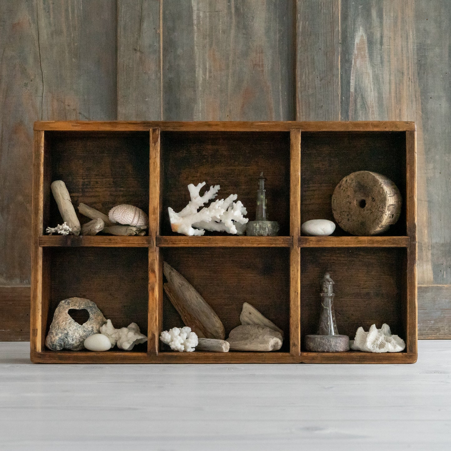 Little Wooden Pigeon Hole Shelf