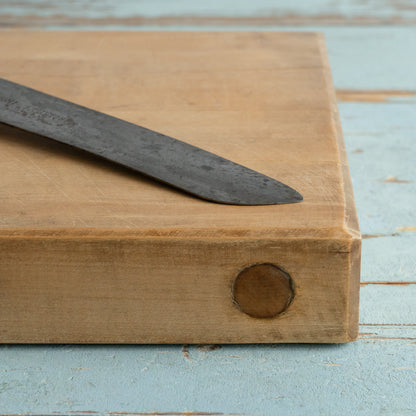 Rushbrooke Butchers Counter Top Chopping Board with Plaque