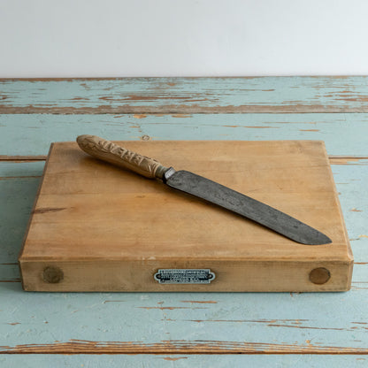 Rushbrooke Butchers Counter Top Chopping Board with Plaque