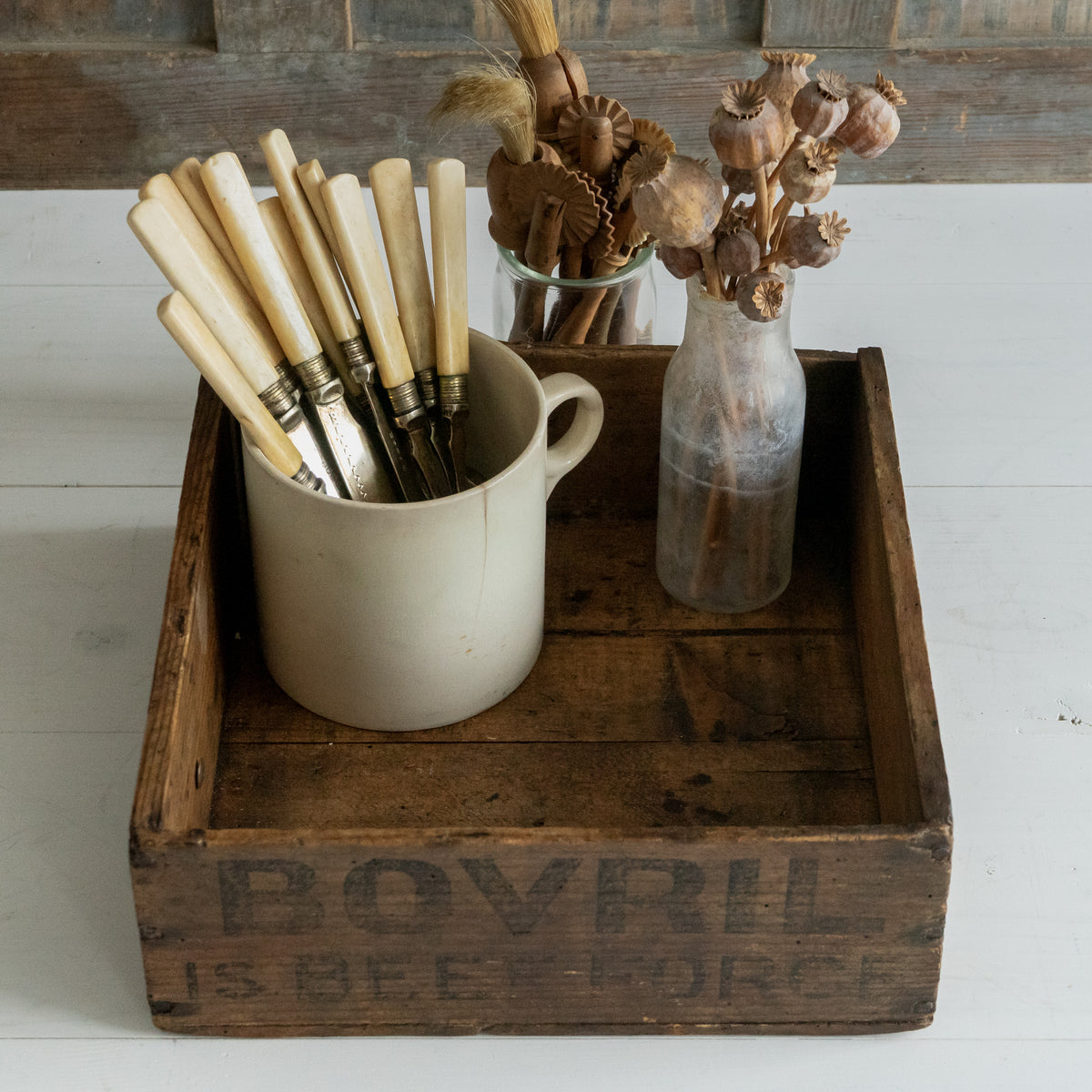Rustic Bovril Box