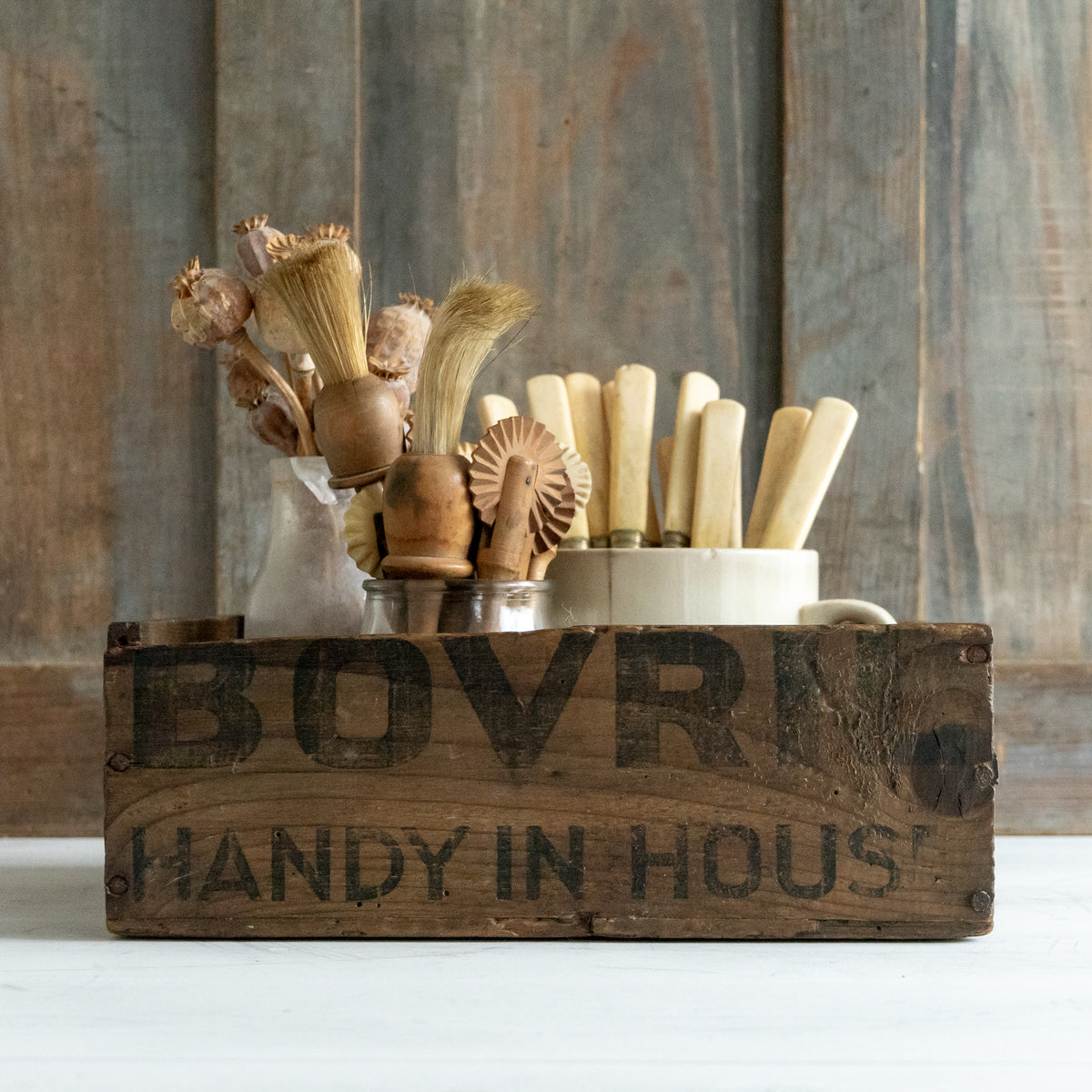 Rustic Bovril Box