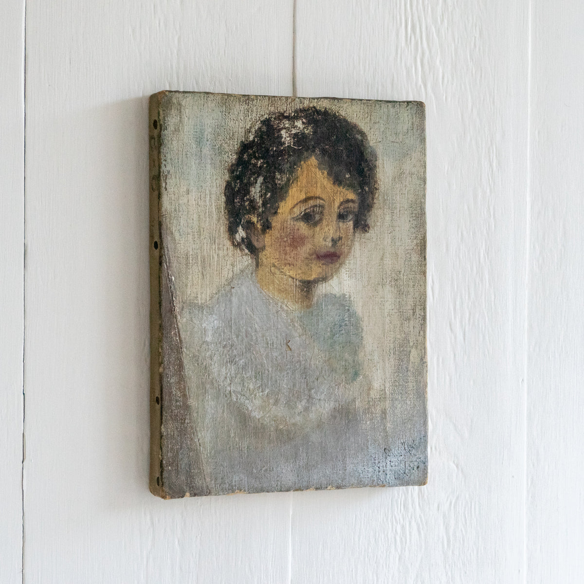 Sweet Little Portrait Painting of a Child