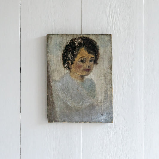 Sweet Little Portrait Painting of a Child