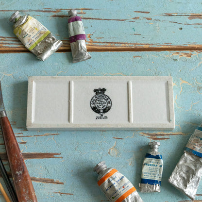 Vintage ROWNEY & Co ironstone Paint Palette