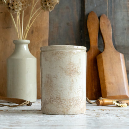 Vintage Stoneware Dundee Marmalade Pot