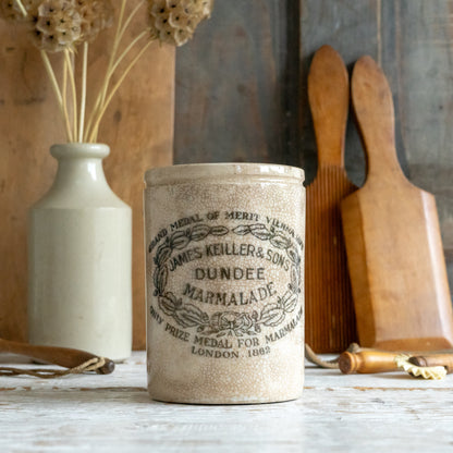 Vintage Stoneware Dundee Marmalade Pot