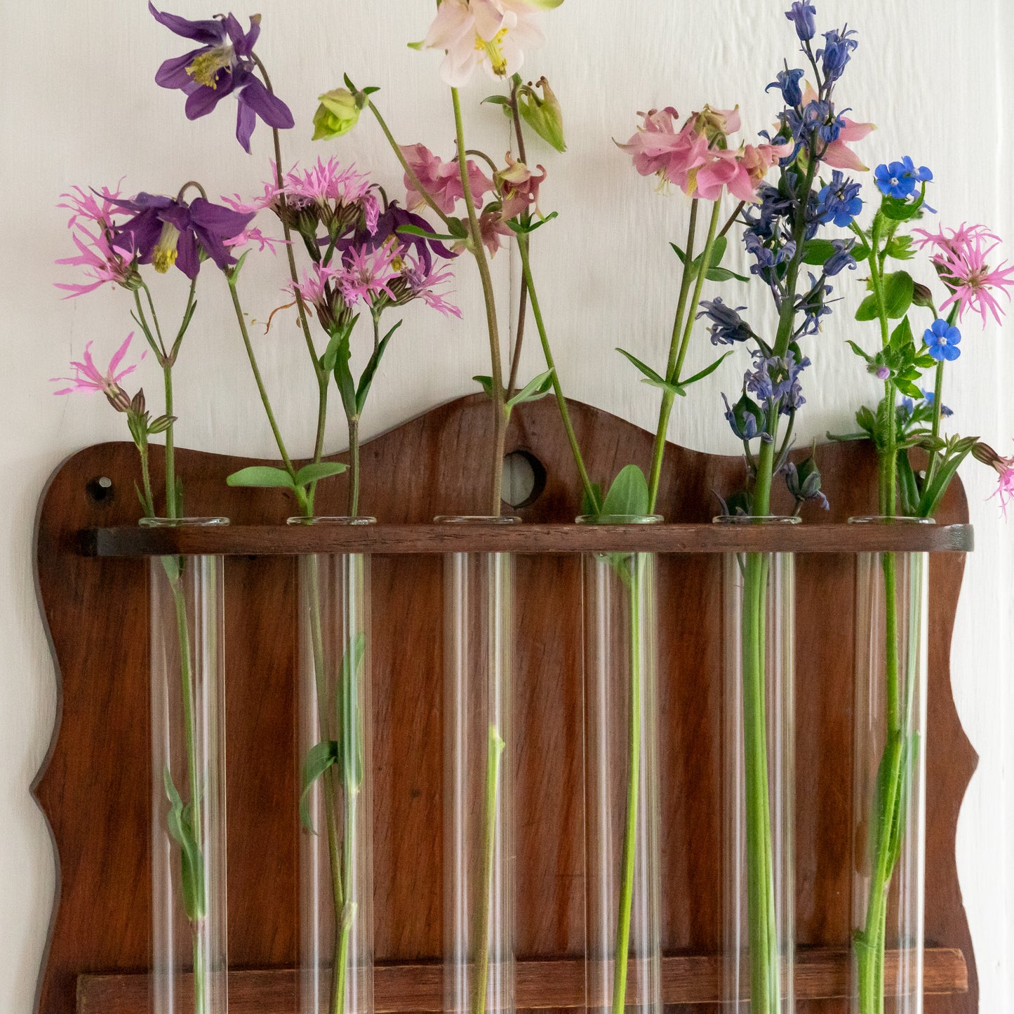 Wooden Flower Display Rack