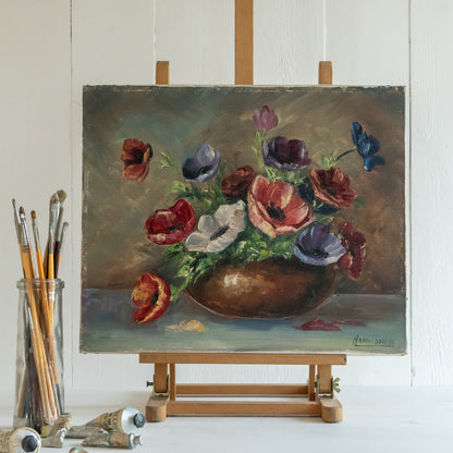 Anemone Oil Painting