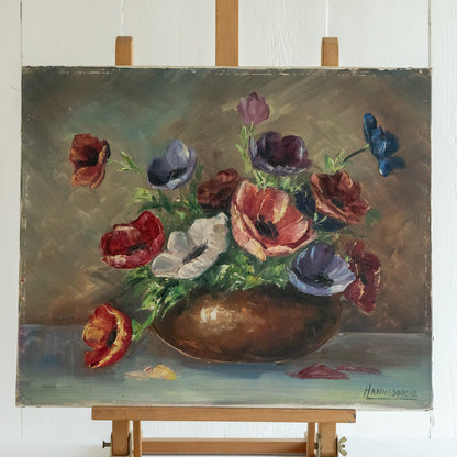 Anemone Oil Painting