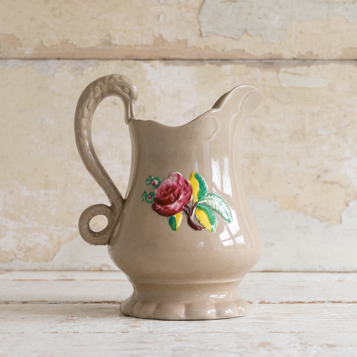 Antique Floral Jug