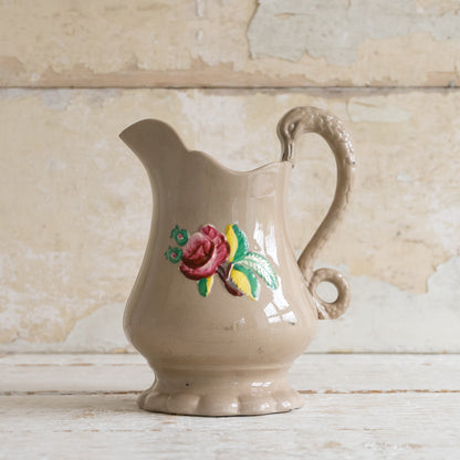 Antique Floral Jug