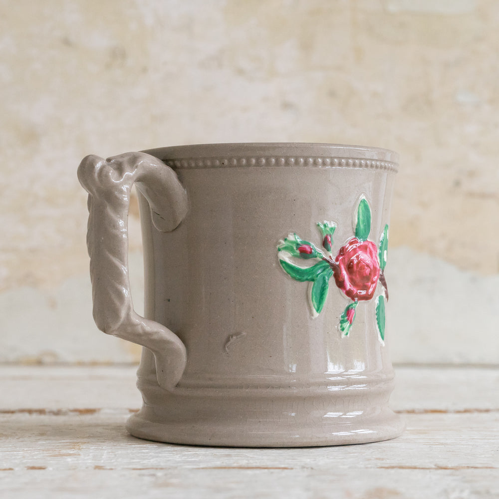 ANTIQUE FLORAL MUG