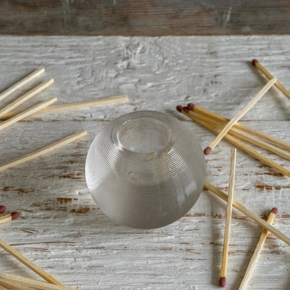 Antique Glass Match Striker