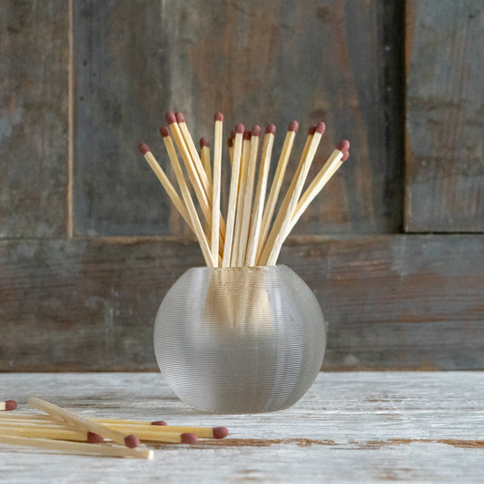 Antique Glass Match Striker