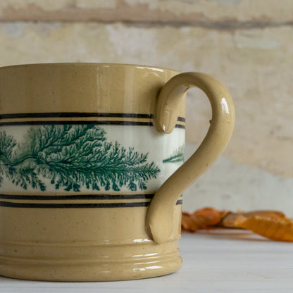Antique Green Mocha ware Mug