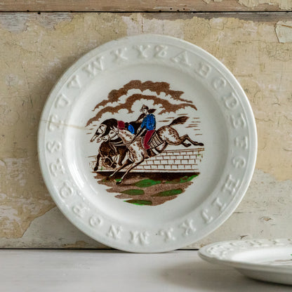 Antique Nursery Alphabet plate