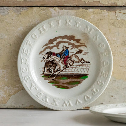 Antique Nursery Alphabet plate