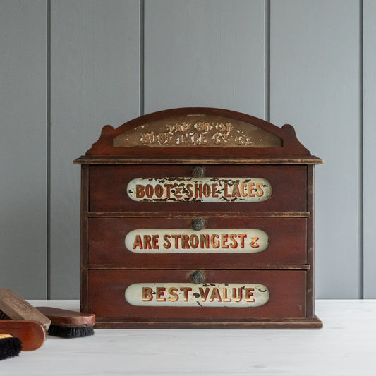 Stunning Antique Set of Shop Advertising Drawers