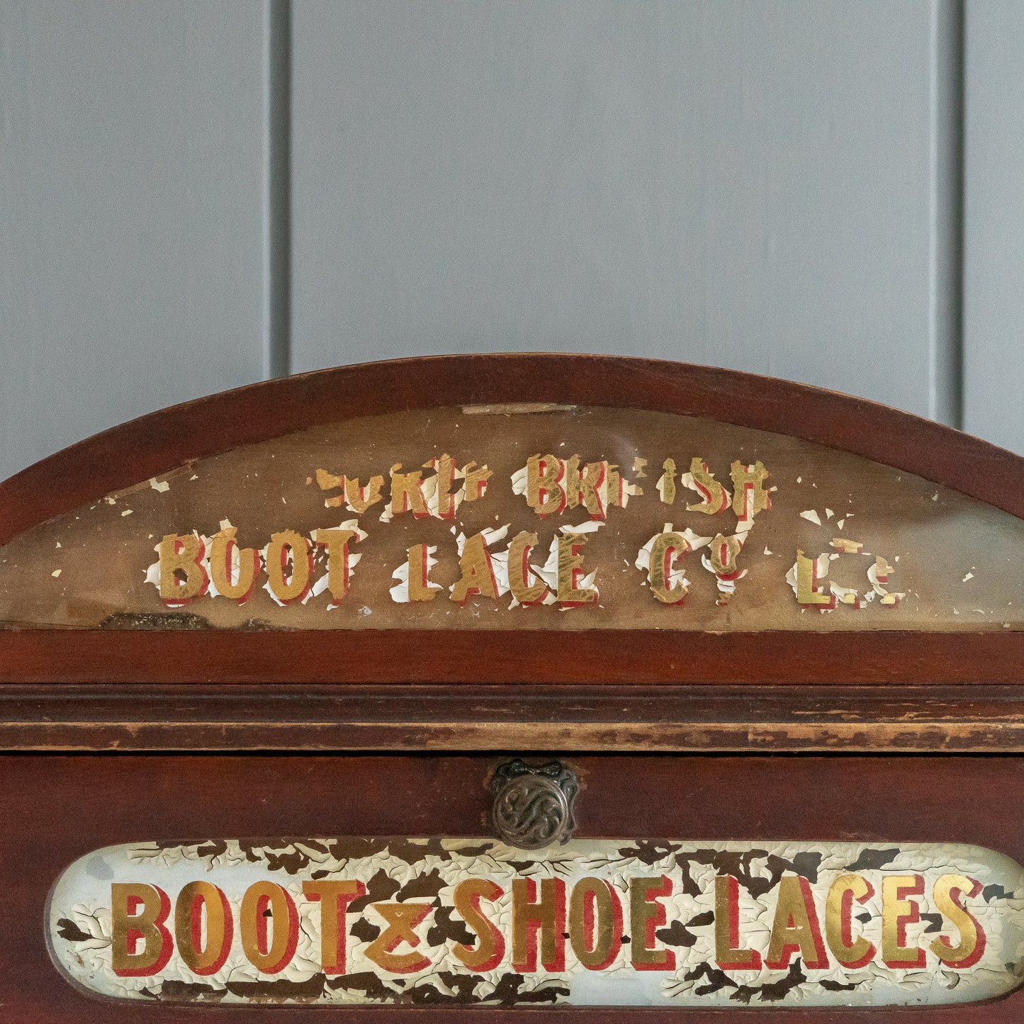 Stunning Antique Set of Shop Advertising Drawers