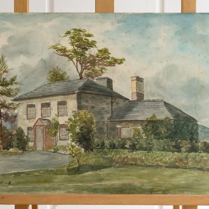 Antique Watercolour of a Cottage