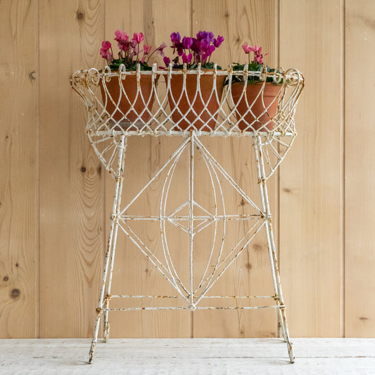 Antique Wirework Plant Stand