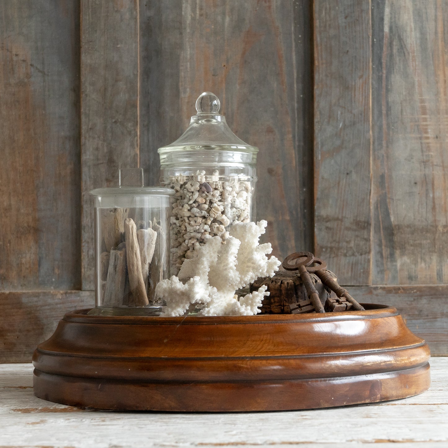 Antique Wooden Display Stand