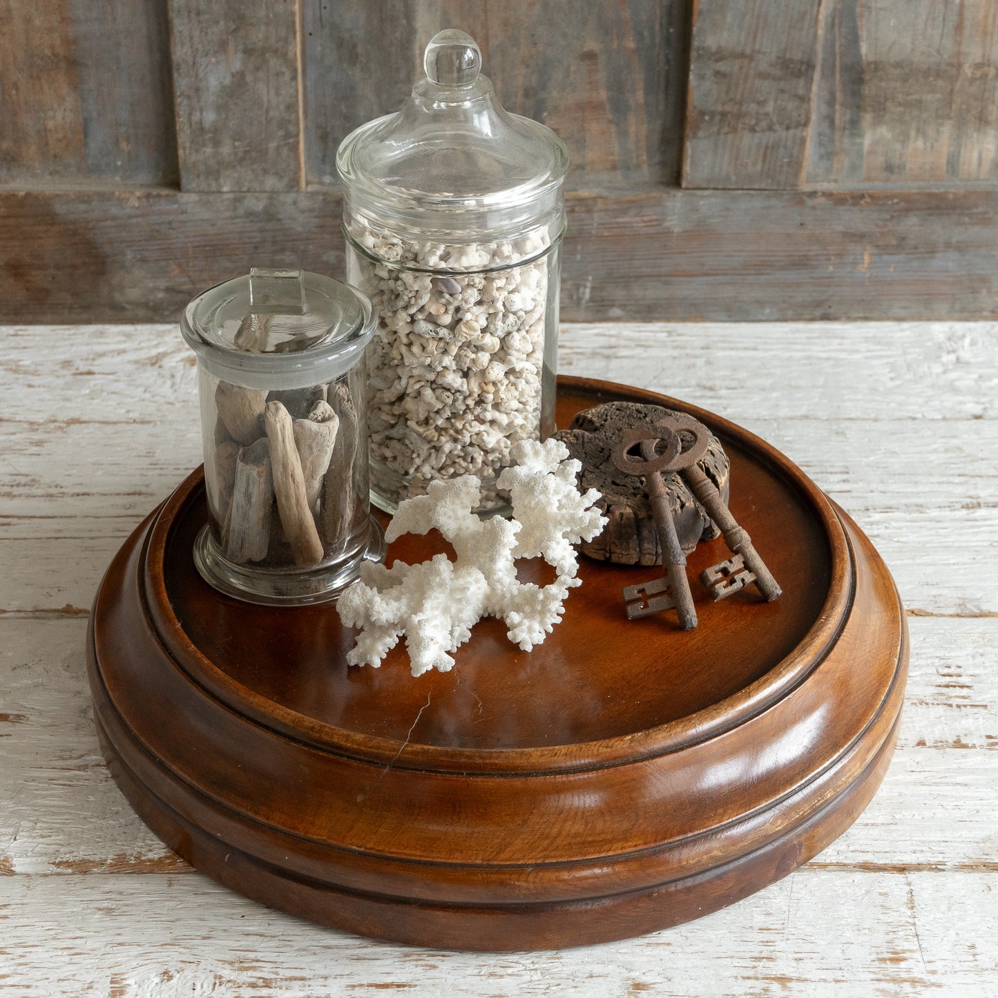 Antique Wooden Display Stand