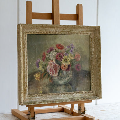 Beautiful Framed Floral oil Painting