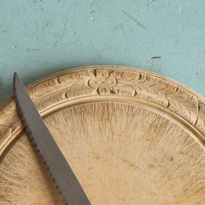 Carved Wooden Bread Board