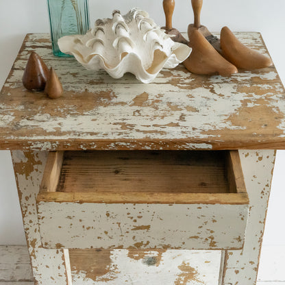 Chunky Original Painted Side Table