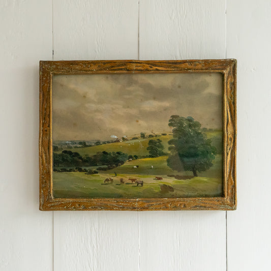 Countryside Scene Framed Watercolour