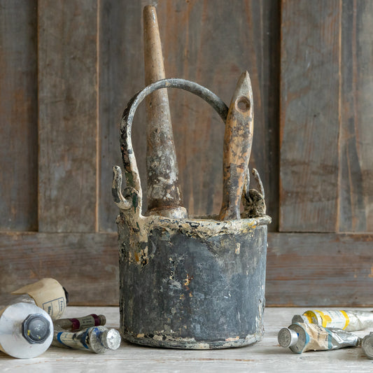 Cute Little Zinc Paint Kettle