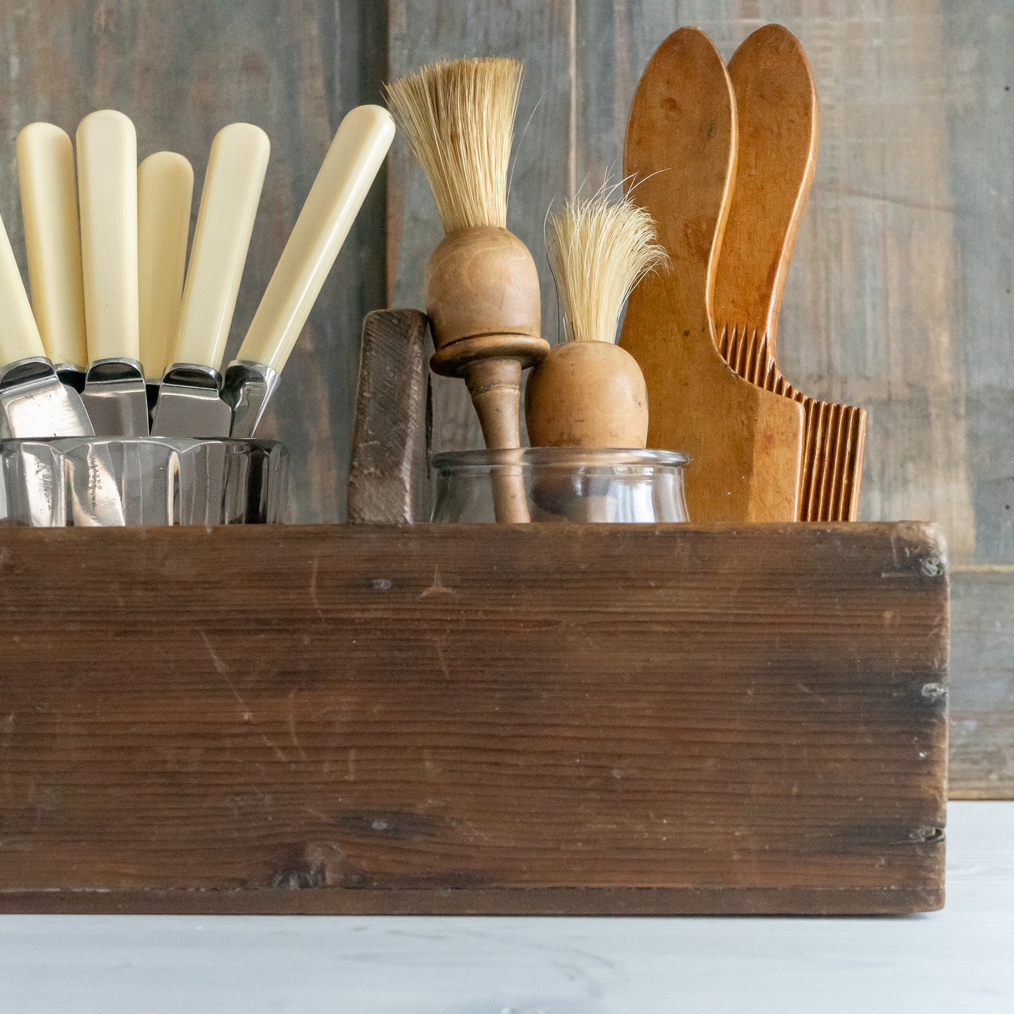 Cute Little Rustic Caddy Trug