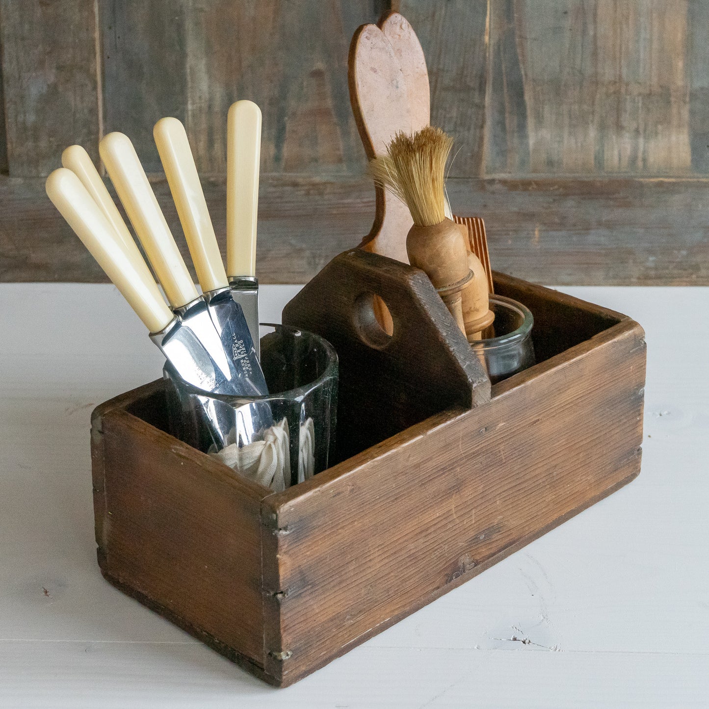 Cute Little Rustic Caddy Trug