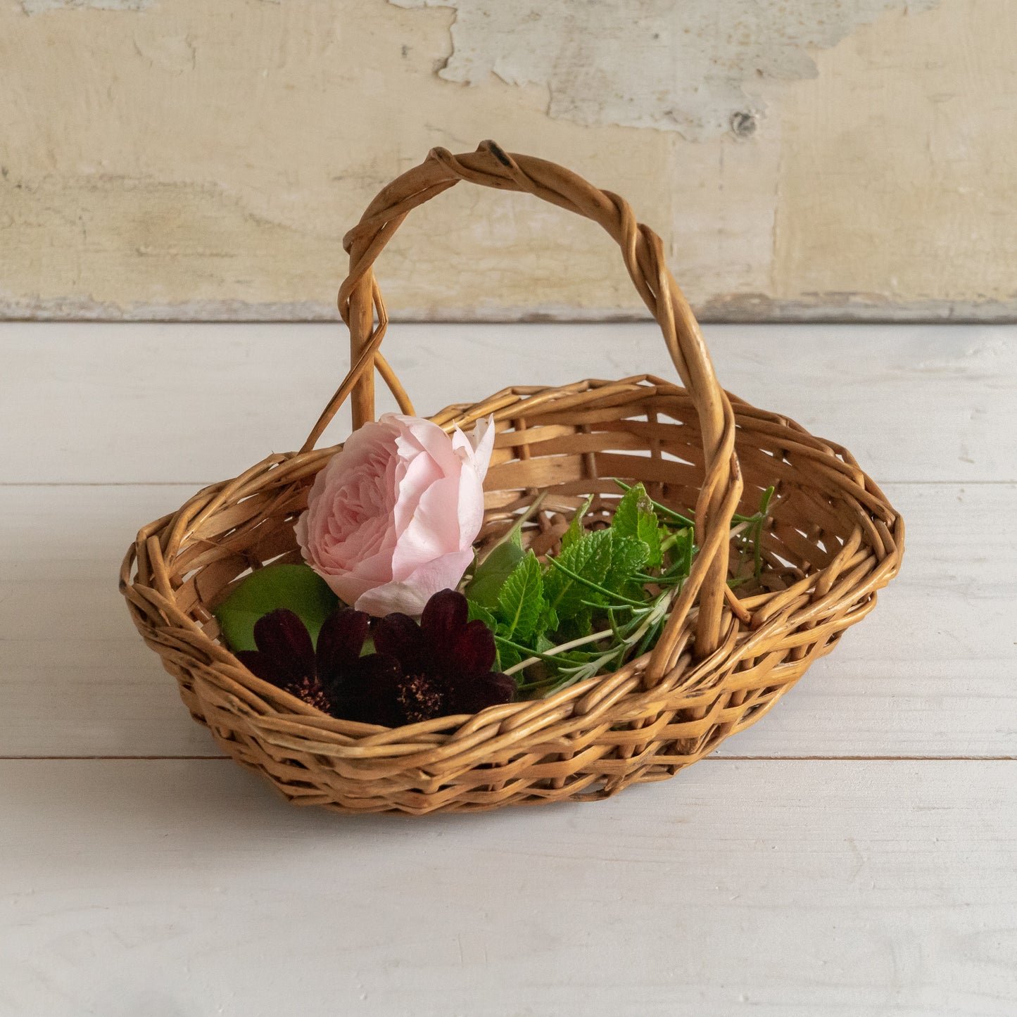 Cute Little Rustic Wicker Basket