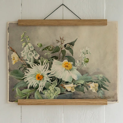 Daisy and Foxglove Watercolour Painting