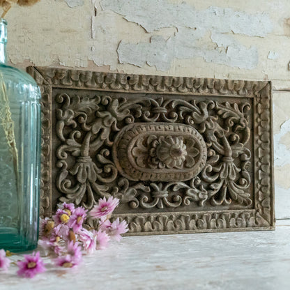Decorative Carved Wooden Panel