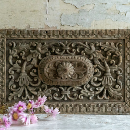 Decorative Carved Wooden Panel