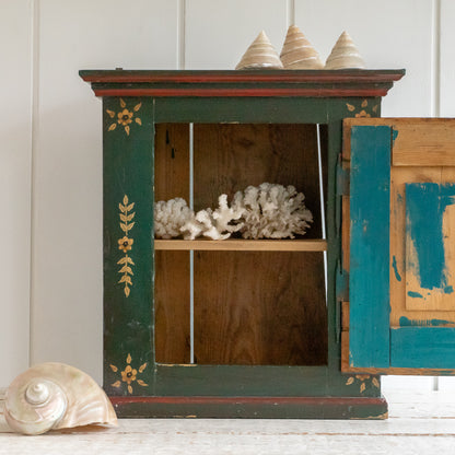 Decorative Floral Painted Cabinet