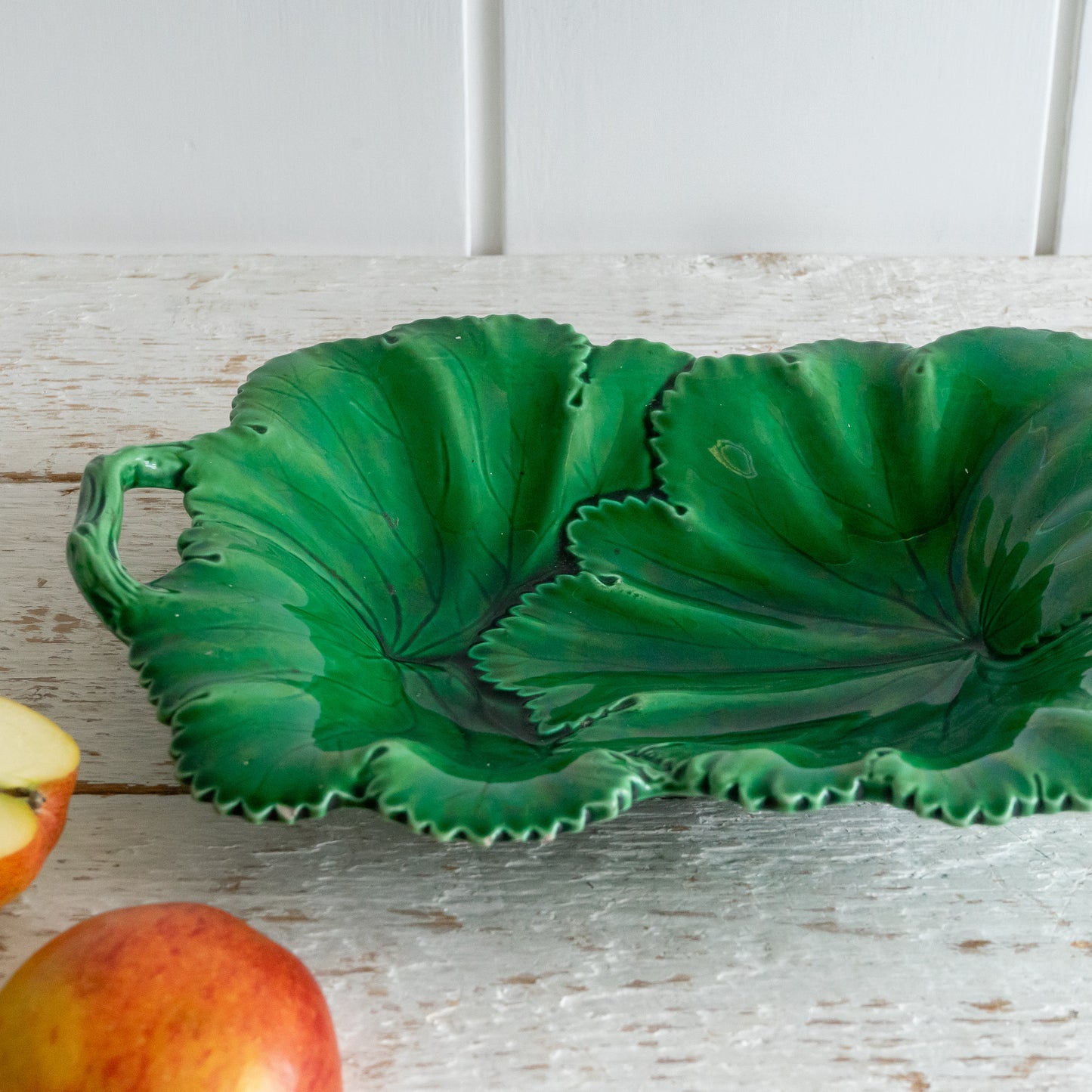 Decorative Green Leaf Serving Dish