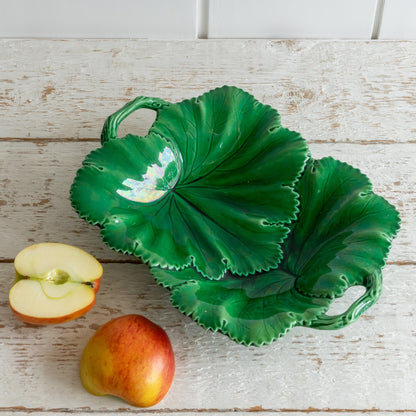 Decorative Green Leaf Serving Dish