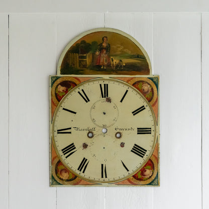 Decorative Hand Painted Antique Clock Face