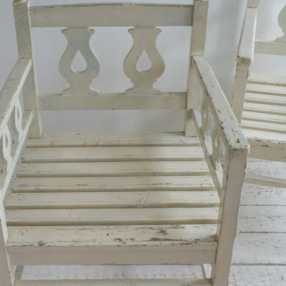 Decorative Original Painted Carver Chair